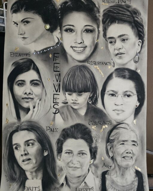 Gros projet qui me tenait à cœur,  en hommage à ces grandes dames sans qui les femmes,  et surtout la femme que je suis aujourd'hui,  ne seraient pas tout à fait ce qu elles sont aujourd'hui. Merci.