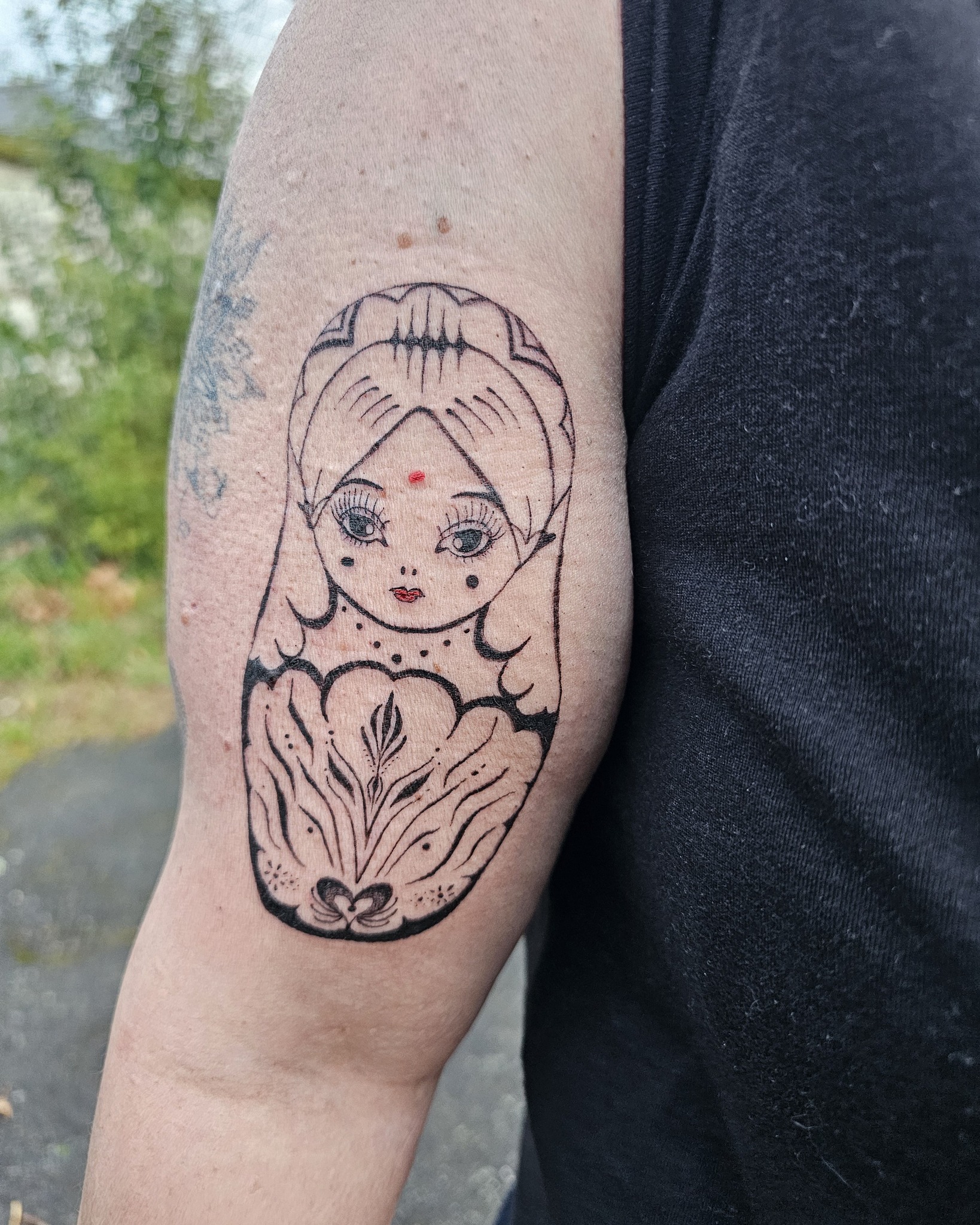 Petite poupée pour Céline ma morue ! #palois #lons #pau #billere #bearn #paloise #lescar #vivreapau #paumaville #paumaville64 #villedepau #tatoueuse #tattooing #tatouagefemme #jaimepau #tattoolife #tattoo #tattooartist #tattoos #tatouage #tatouagefrance
